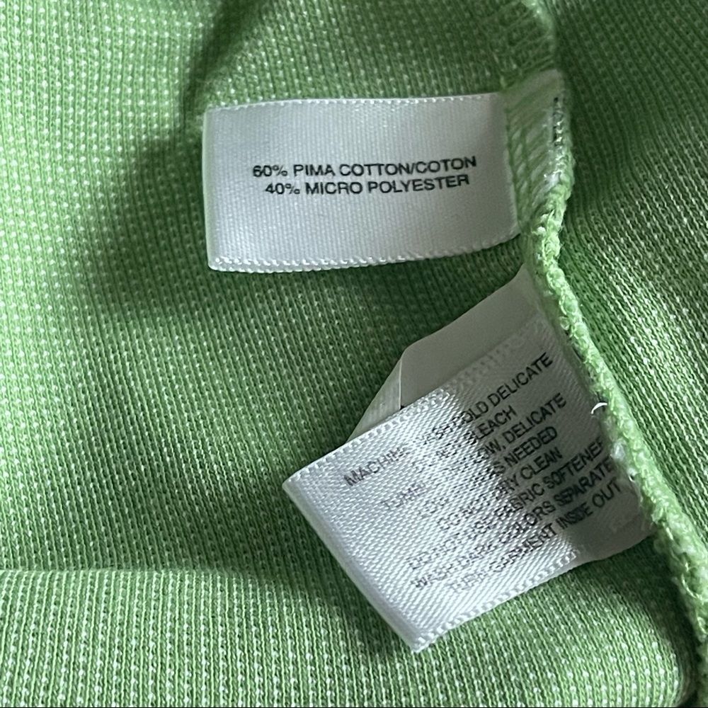 Cutter & Buck Green CB DryTec Short Sleeve Collard Golf Polo;SZ L;Good Condition - Picture 10 of 16
